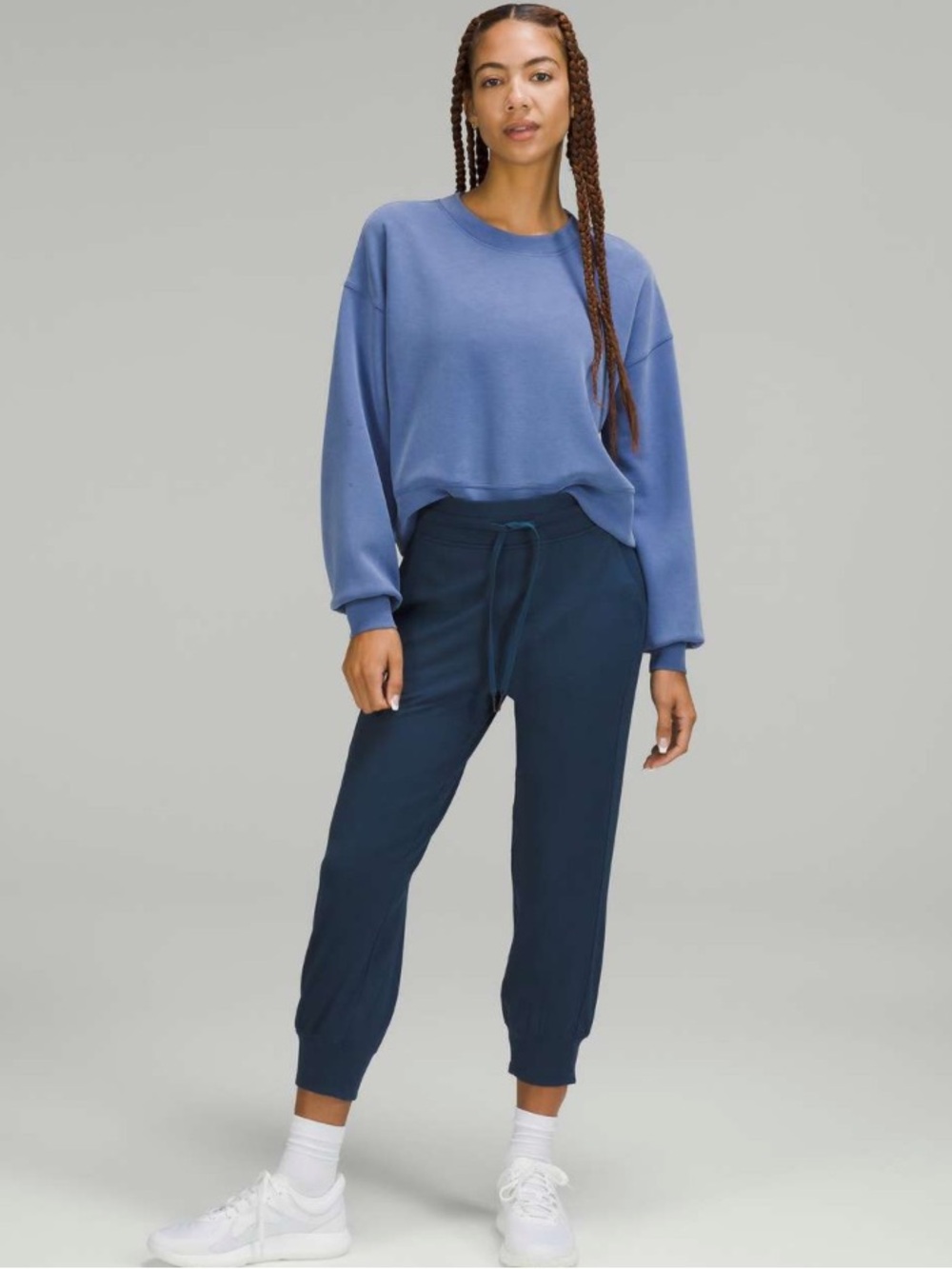 Lululemon Ready to Rulu High-Rise Cropped Jogger Mineral Blue 6